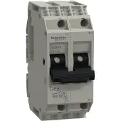 Schneider Electric GB2DB12 Leistungsschalter TeSys für Steuerstromkreise, GB2-CD, 6A, 2p, 2d - 3 Stück