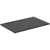 Ideal standard Ultra Flat S i.life Rechteck-Brausewanne, 1400x900x36mm, T5592FV, Farbe: Schiefer