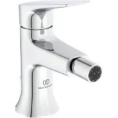 Ideal standard La Dolce Vita Bidetarmatur, Ausladung 105mm, mit Ablaufgarnitur, BD664AA, Farbe: Chrom