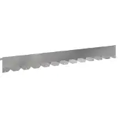vidaXL Raseneinfassung 10 stk. 102 x 10 x 4 cm Stahl Silber