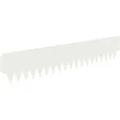 Syfax 30 Rasenkanten, 103 x 20 cm, weißer Stahl