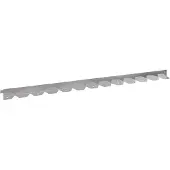 vidaXL Raseneinfassung 50 stk. 102 x 4 x 4 cm Stahl Silber