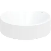 Bette BetteSuno Pedestal Waschtisch, rund, 1 Hahnloch, ohne Überlauf, 340x340x863mm, A250-000VK2,PW, Farbe: Weiß mit Glasur Plus