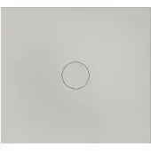 Bette BetteAir Duschfliese mit BetteGlasur Plus, 1100x1000mm, 7360-410PLUS, Farbe: Silver matt