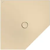 Bette BetteFloor Caro Fünfeck-Duschwanne mit BetteAntirutsch Pro, 1000x1000mm, 7211-441AE, Farbe: Cream matt