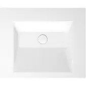 Bette BetteAqua Einbauwaschtisch, ohne Hahnloch, ohne Überlauf, 600x495x80mm, A070-000, Farbe: Weiß