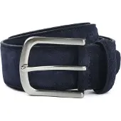 Suitable Ledergürtel Wildleder Navy