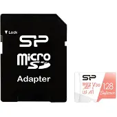Silicon Power Superior, 128 GB, MicroSDXC, Klasse 10, UHS-I, 100 MB/s, 80 MB/s