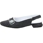 Simen Sling,zehengeschl.Absatz bis 65mm in schwarz, Gr. 39