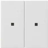 Gira 536227 S3000 Bedienaufs. 2f System 55 Reinweiß m