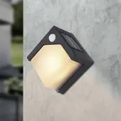 Globo Solarleuchte Garten Quadrat Wand Solarlampe Außen Außenleuchte Solar 36480