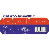 Linteo Medizinische Unterlage ZPVL 2vr Zellulose 50 cm/80 m