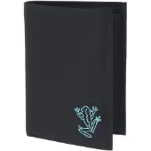 OXMOX Geldbörse New Cryptan RFID Protect Kombibörse Frog 2.0 Print Cyan Black schwarz