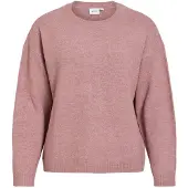 Vila Viliga Rundhals Strickpullover