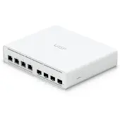 Ubiquiti UISP Switch Plus, Managed, 2.5G Ethernet (100/1000/2500), Power over Ethernet (PoE), Rack-Einbau, 1U, Wandmontage