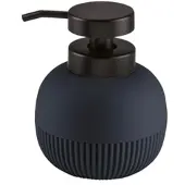 Kleine wolke Seifenspender "Scout", blau (navy), B:10,4cm H:13,4cm L:10,4cm T:10,4cm, Acrylnitril-Butadien-Styrol (ABS), Dosierspender, Seifenspender