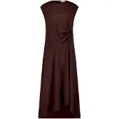 Cartoon Midikleid "Damen mit Raffung" Ohne Tasche