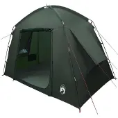 vidaXL Hütten-Zelt 3 Personen Olivegrün Polyester