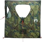 vidaXL Huntingzelt Tarnung 145 x 145 x 150 cm Polyester und Stahl