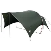 vidaXL Camping Tarp Wasserfest Olivegrün 550 x 400 x 230 cm