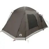 vidaXL 8 Personen Braun grau