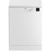 Beko b100 TDFV16310W, Freistehend, Standardgröße (60 cm), Weiß, Weiß, Drehregler, LED