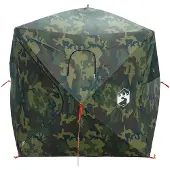 vidaXL Huntingzelt Tarnung 2-Personen Polyester und Stahl
