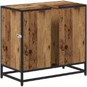 vidaXL Badezimmerschrank Altholz 65 x 33 x 60 cm Holzwerkstoff