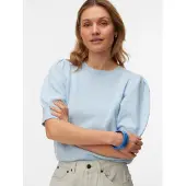 Vero Moda "VMDOFFY 2/4 O-NECK PULLOVER GA NOOS" Materialmix, regular fit