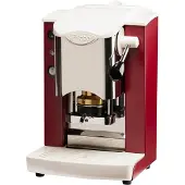 Faber Slot Inox ESE Pad Espressomaschine Weinrot Wei