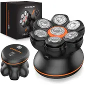 MAXGROOM JK-1688, Folienschaber, Schwarz, Orange, Akku, 90 min, 2,5 h, 460 g