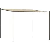 Syfax Pavillon Beige 3x3 m 180 g/m² Stoff und Stahl