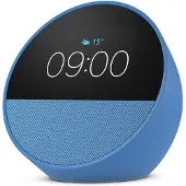 Amazon Echo Spot (2024) – Intelligenter Lautsprecher, Farbe: Ocean Blue