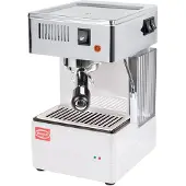 QuickMill STRETTA, Espressomaschine, 1,8 l, Gemahlener Kaffee, 1080 W, Silber, Weiß