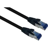 Helos 205582, 7,5 m, Cat6a, S/FTP (S-STP), RJ-45, RJ-45, Schwarz