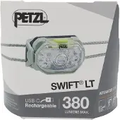 Petzl Swift LT Desert E102AB02 Desert Tan, aufladbare Stirnlampe, 380 Lumen