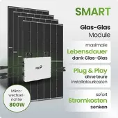 TEPTO 1820Wp Balkonkraftwerk Smart Max mit FoxEss Mikrowechselrichter