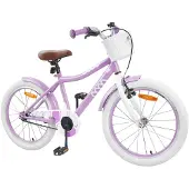 vidaXL Kinderfahrrad 18 Zoll für 5-7 Jahre alt Lila