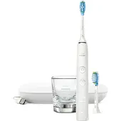 Philips Sonicare DiamondClean 9000 series DiamondClean 9000 HX9913/17 Wiederaufladbare Zahnbürste, Erwachsener, Schallzahnbürste, Zahnfleischpflege, Whitening, 62000 Bewegungen pro Minute, Weiß, Oval