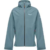 Salewa - Puez Aqua 4 PowerTex 2.5L Jacket - Regenjacke Gr 54 türkis