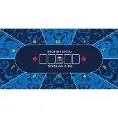 Buffalo -Poker-Tischdecke, blau, 180 x 90 cm, 3 mm