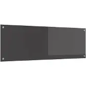 Syfax Küchenrückwand Dunkelgrau 120 x 40 cm Gehärtetes Glas