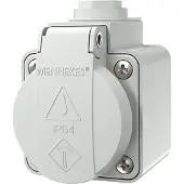 MENNEKES Elektrotechnik GmbH & Co. KG Aufbausteckdose Schuko 10081 16A2P+E 230V (10081)