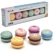 Viga Toys VIGA PolarB Holzplätzchen Konditorei Set Makronen