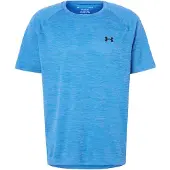 Under Armour Herren T-Shirt UA Tech Textured SS 1382796-430 XS - Aegean Blue/Black - XS