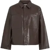 Vila Leder Overshirt