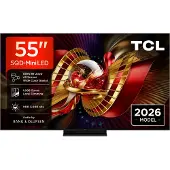 TCL 55C89L, 139,7 cm (55"), 3840 x 2160 Pixel, 4K Ultra HD, SQD-Mini LED, Smart-TV, Schwarz