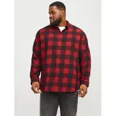 Jack & Jones Gingham Plus Size Langarmhemd