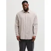 Jack & Jones Breeze Linen Plus Size Langarmhemd