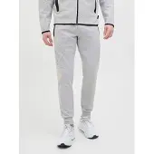 Jack & Jones Sweathose "JPSTWILL FUSION SWEAT PANTS NOOS", Herren, Gr. XS, N-Gr, grau (light grau melange), Web, Obermaterial: 58% Polyester, 42% Baumwolle, meliert, slim fit normal, Hosen Sweathose